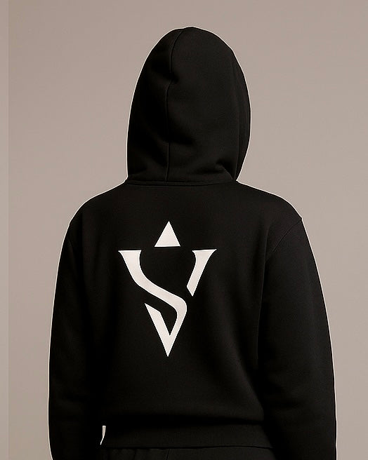 Unisex Black Hoodie